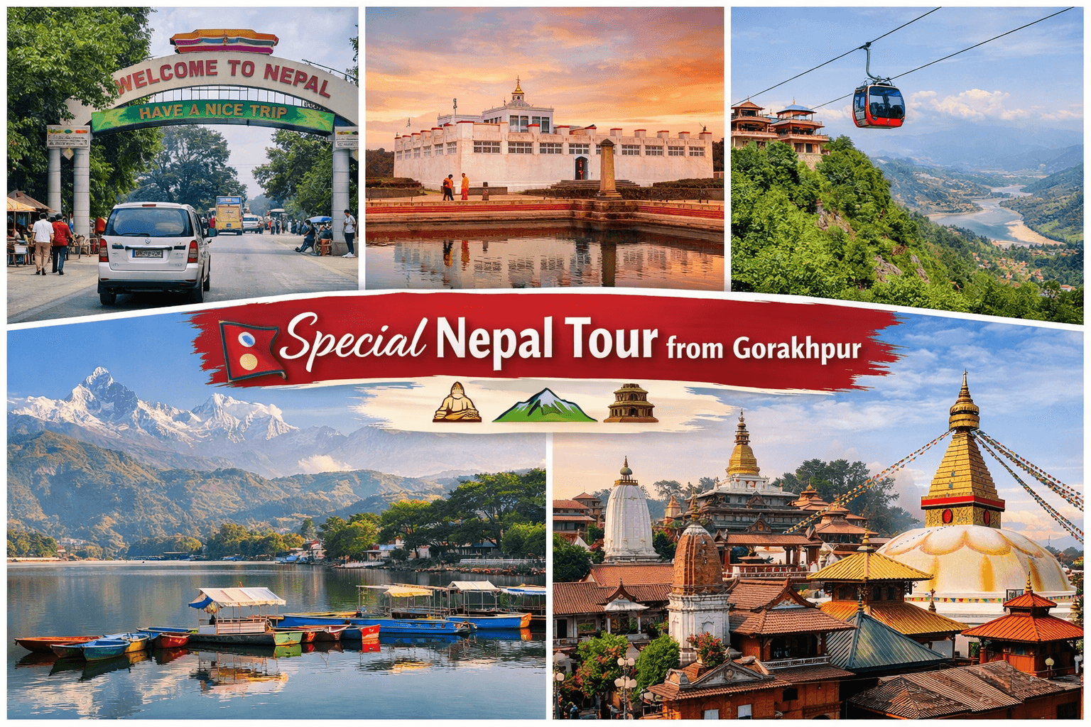 Special Nepal Tour Package from Gorakhpur – 4 Nights / 5 Days